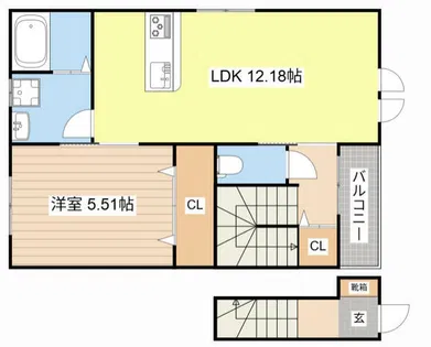 フォルトゥーナ【2階】の間取り