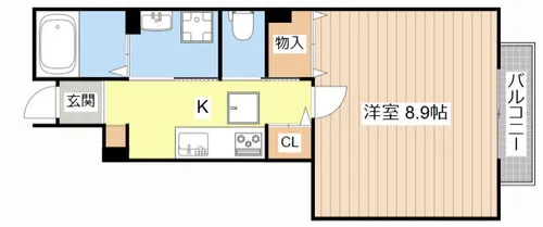 Patria【102号室】の間取り