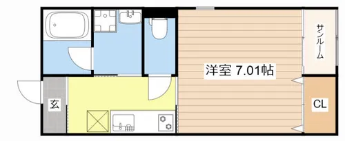 レジーナ【101号室】の間取り
