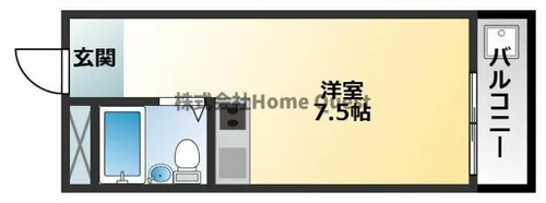 プレアール菱屋西【1階】の間取り