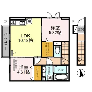 le soleil【2階】の間取り