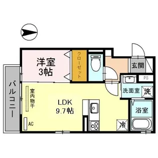 フルーレ【2階】の間取り