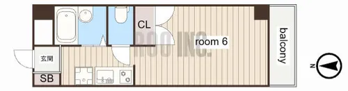 ジュネス船橋【5階】の間取り