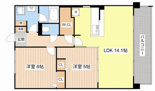 ダンデライオン【2階】の間取り