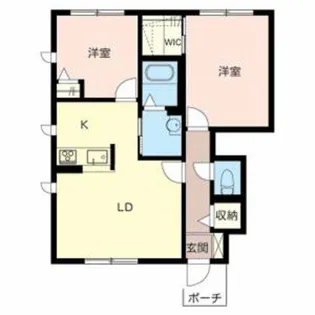 パルテール・加古川【A101号室】の間取り