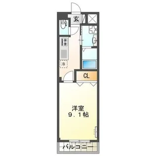 コンフォート【1階】の間取り