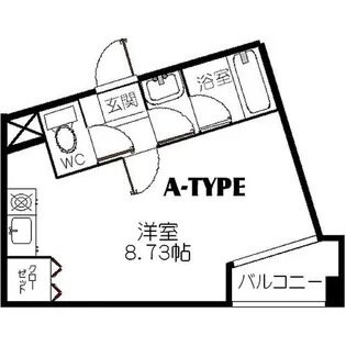 千代ハヤシビル【0201号室】の間取り