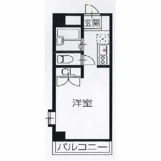 ジュネス船橋【106号室】の間取り