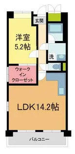 ユーレジデンス武庫川【305号室】の間取り