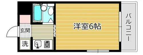ジョイフル富田【2階】の間取り