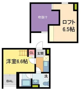 maison de aurore 西宮【2階】の間取り