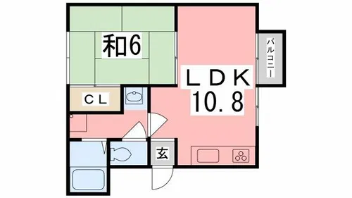 ハイツ48【102号室】の間取り