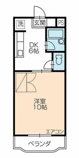 ベルデパルク【202号室】の間取り