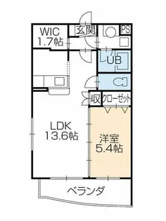 エスポワール・Ⅰ【1階】の間取り