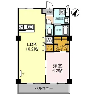 ビラ・レークサイド【201号室】の間取り