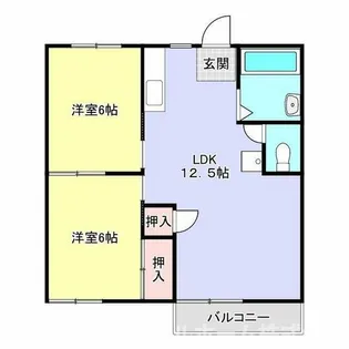 タウニー新栄【2階】の間取り
