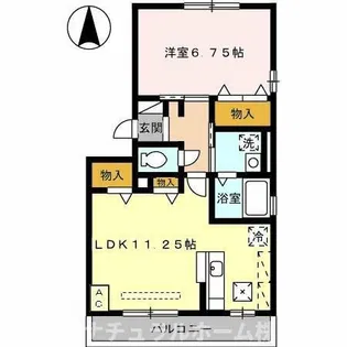 ジュノウタウン B棟【1階】の間取り