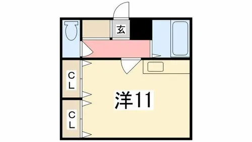 アークYS【507号室】の間取り