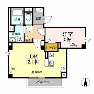 skye【1階】の間取り