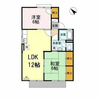 セジュール翔【2階】の間取り