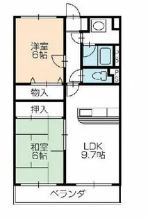 エバードリーム【1階】の間取り