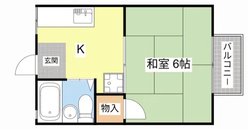 ハイム祖呂文【2階】の間取り