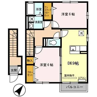 セジュールKⅡ【205号室】の間取り