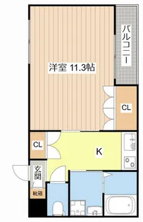 ピアリー コート【201号室】の間取り