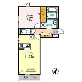 S・R【3階】の間取り