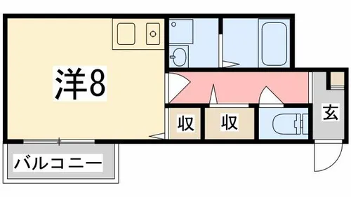 レナジア姫路ビル【502号室】の間取り