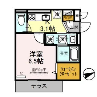 R-001【1階】の間取り