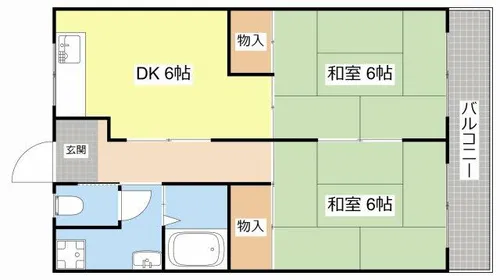 山路東陽ハイツ【203号室】の間取り