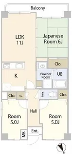 AMA TERRACE KAMAE【4階】の間取り