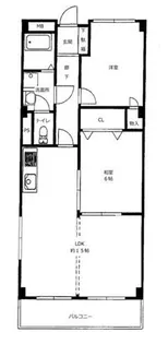 クラウンズビラ花影【304号室】の間取り