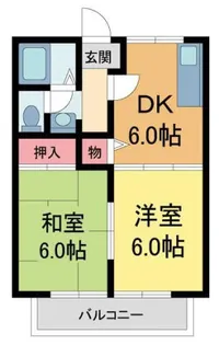GRE宝塚レジデンス【202号室】の間取り