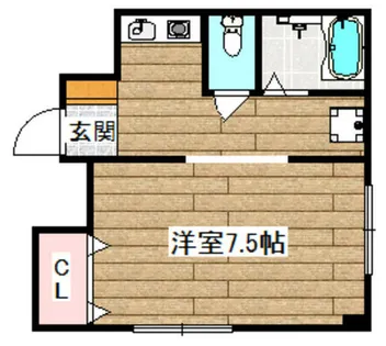 Ts SQUARE akutagawa【4階】の間取り