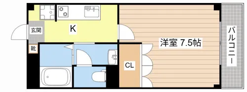 インペリア【102号室】の間取り