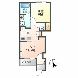 Comodo【1階】の間取り