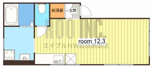 Bright and Fan Terrace【3F号室】の間取り