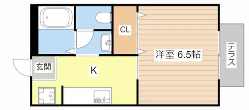 サンライフ・ソシア【1階】の間取り