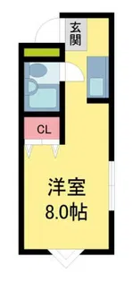 CRASIS苦楽園プラザ【111号室】の間取り