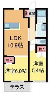 シャーメゾン豊楽A【101号室】の間取り