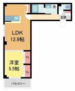 Solitaire Ashiya Nishi(ソリティア芦屋西)【103号室】の間取り