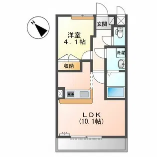 ライブリーレジデンス【102号室】の間取り