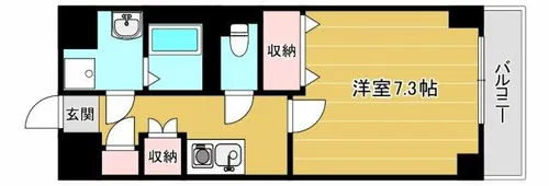 コンフォリア高槻【5階】の間取り