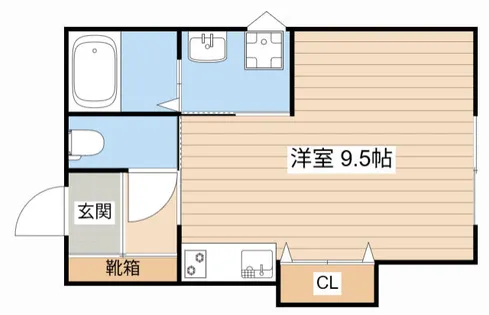 Queen staden AI【201号室】の間取り