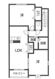 ブリック フェアリー【3階】の間取り