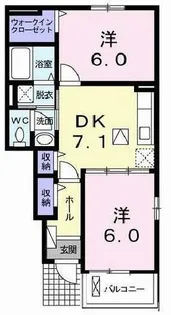 プチ アンジュ【1階】の間取り