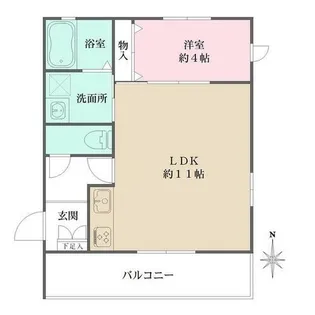 サテライト芦屋船戸町【302号室】の間取り