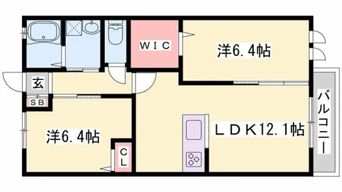 リトリート【2階】の間取り
